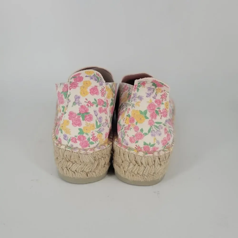 Loveshackfancy X Manebi Fruity Punch Slipper Platform Espadrilles 9